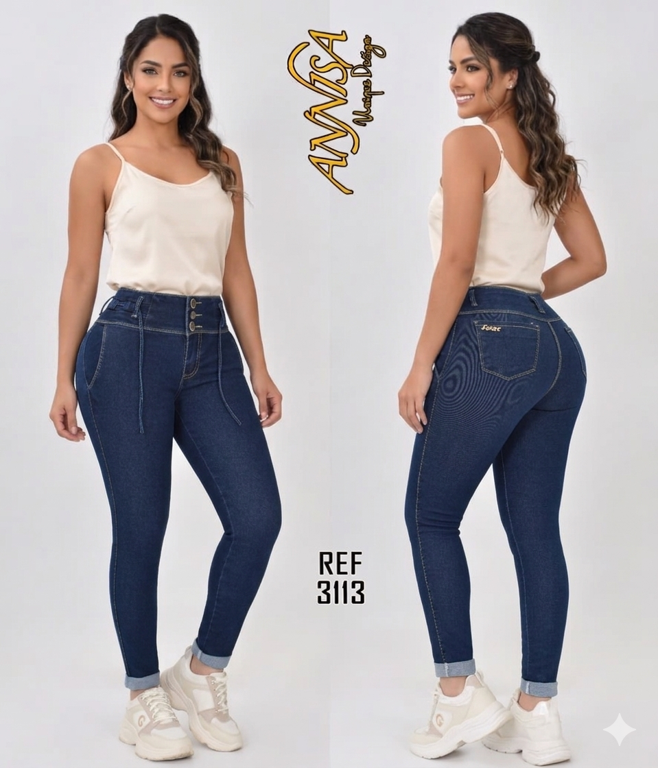JEANS ANNISA DE DAMA LEVANTACOLA