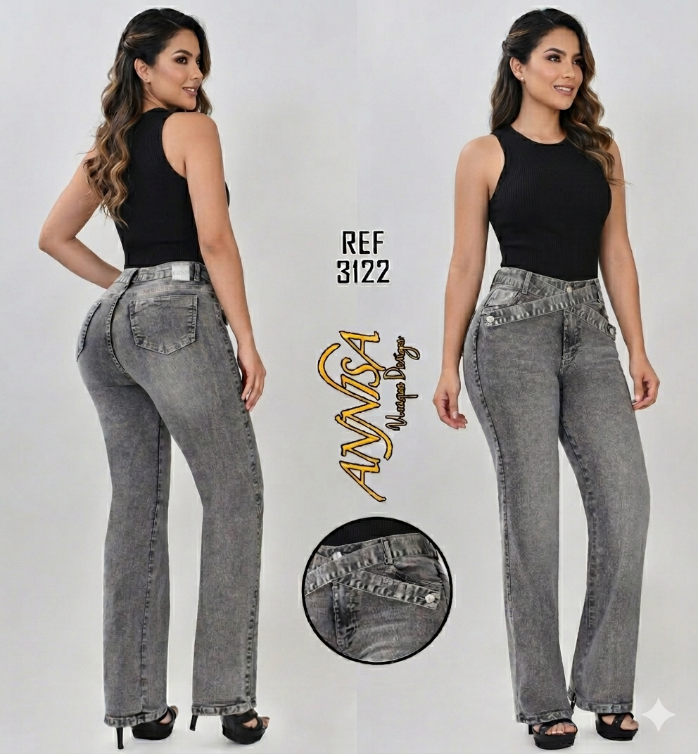 JEANS ANNISA DE DAMA LEVANTACOLA