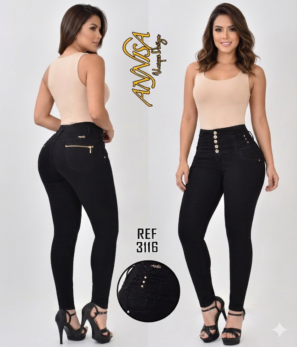 JEANS ANNISA DE DAMA LEVANTACOLA