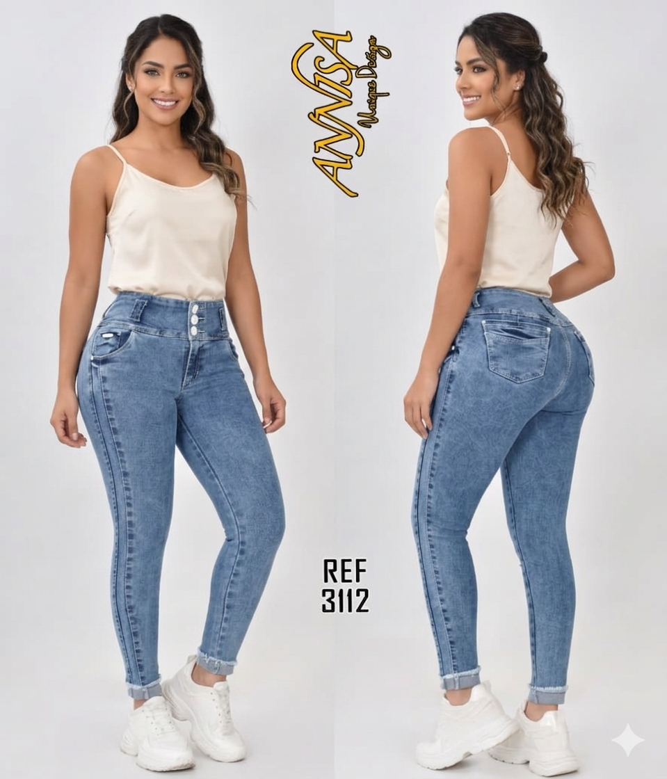 JEANS ANNISA DE DAMA LEVANTACOLA