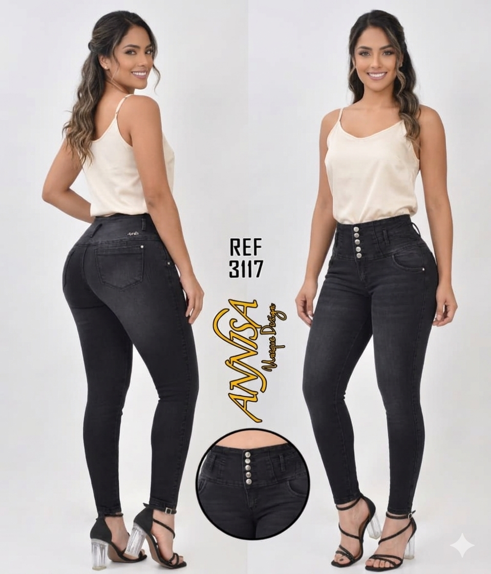 JEANS ANNISA DE DAMA LEVANTACOLA