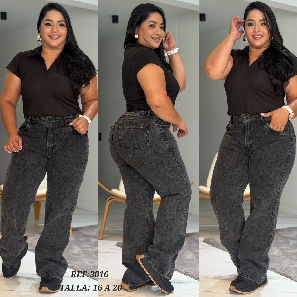 JEANS DE DAMA TALLA GRANDE