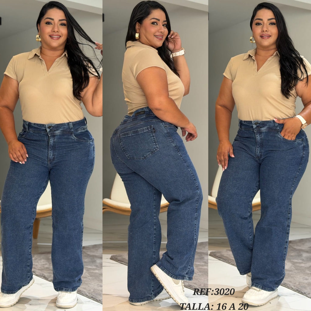 JEANS DE DAMA TALLA GRANDE