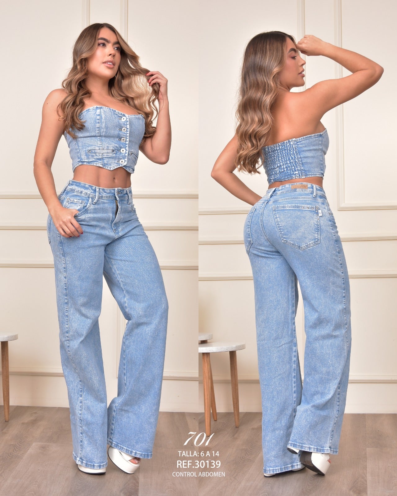 JEANS DE DAMA PALAZZO