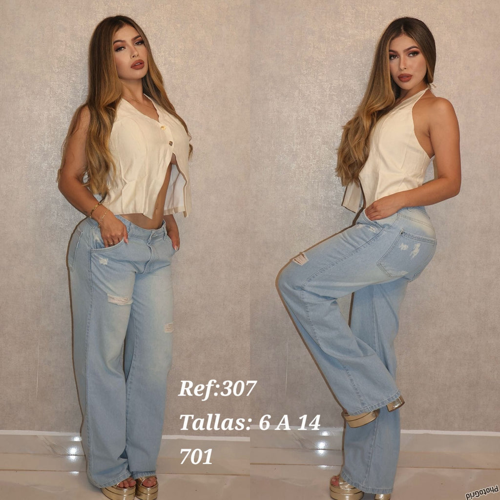 JEANS DE DAMA PALAZZO