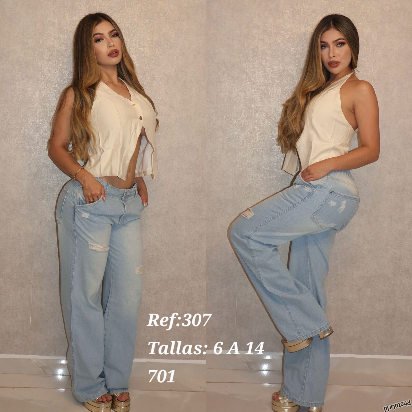 JEANS DE DAMA PALAZZO