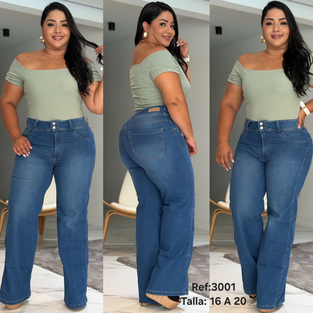 JEANS DE DAMA TALLA GRANDE