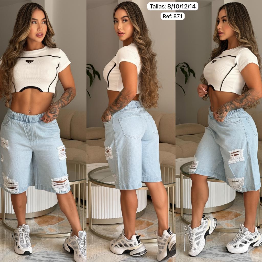BERMUDAS DE DAMA SKINNY