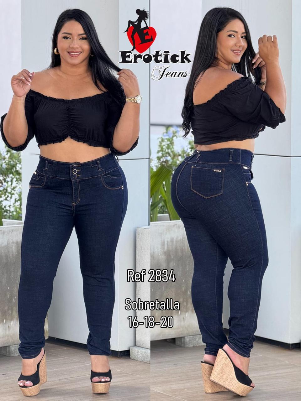 JEANS DE DAMA TALLA GRANDE
