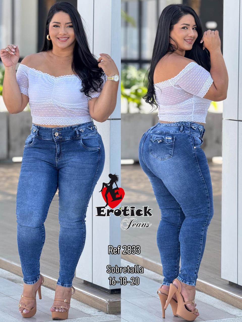 JEANS DE DAMA TALLA GRANDE