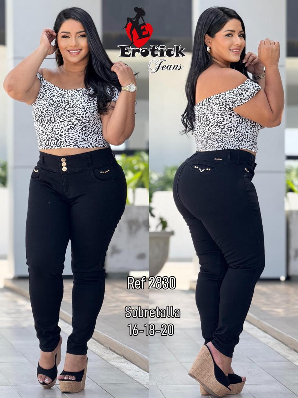 JEANS DE DAMA TALLA GRANDE