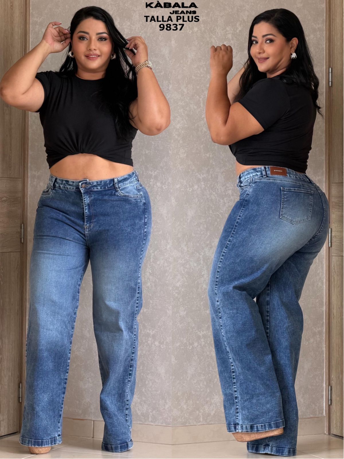 JEANS DE DAMA TALLA GRANDE