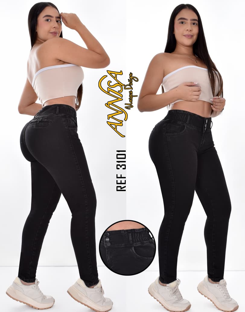 JEANS DE DAMA TIRO ALTO LEVANATCOLA
