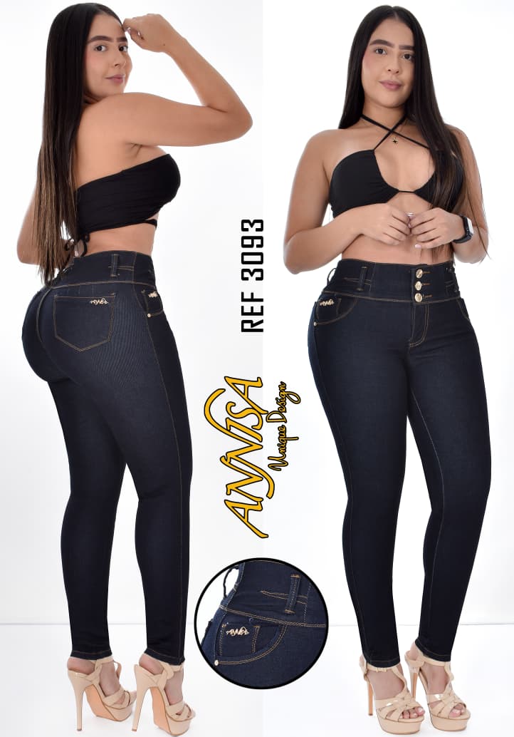 JEANS DE DAMA TIRO ALTO LEVANATCOLA