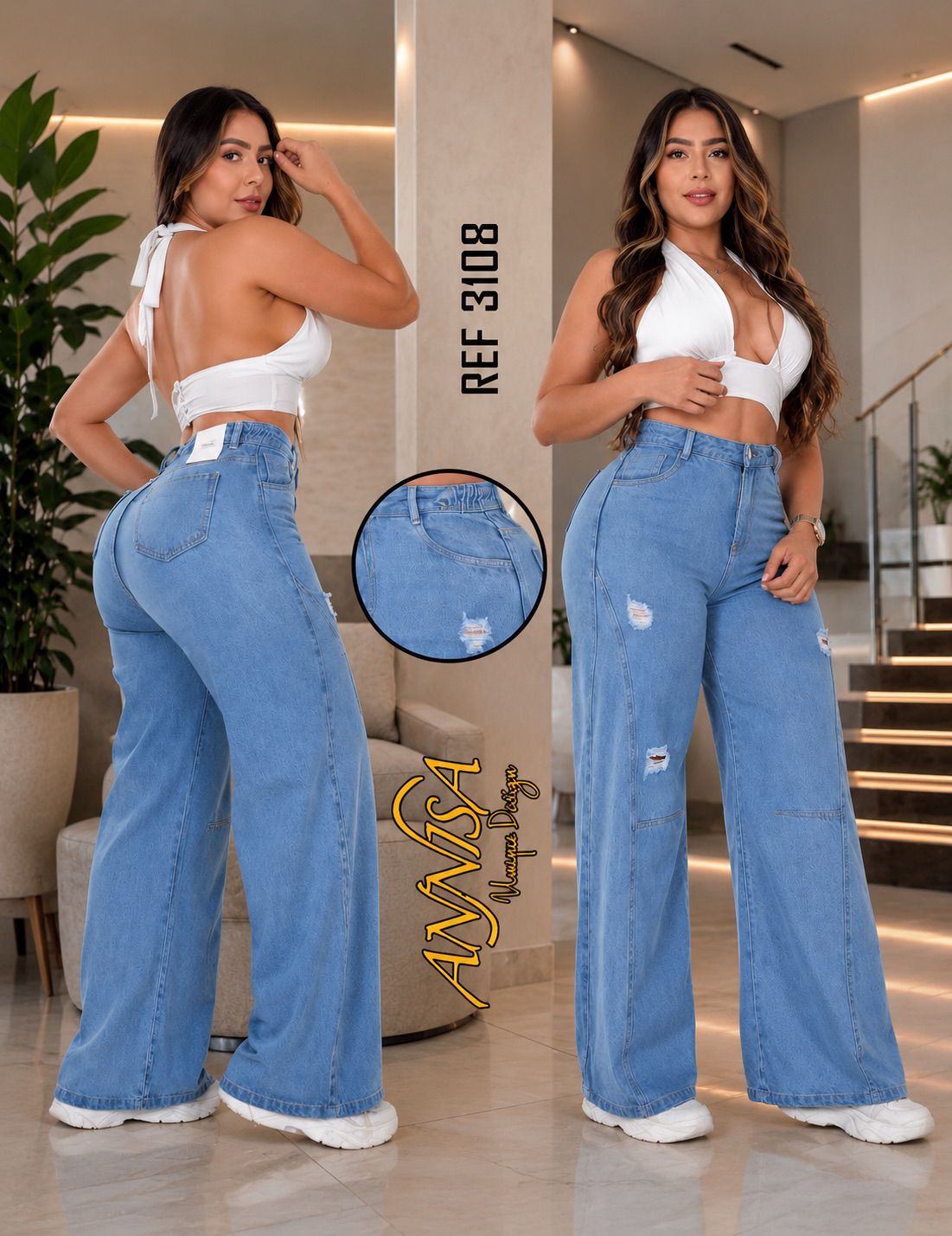 JEANS ANNISA DE DAMA LEVANTACOLA